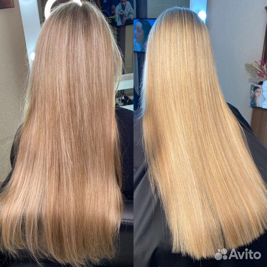 Кератиновое выпрямление