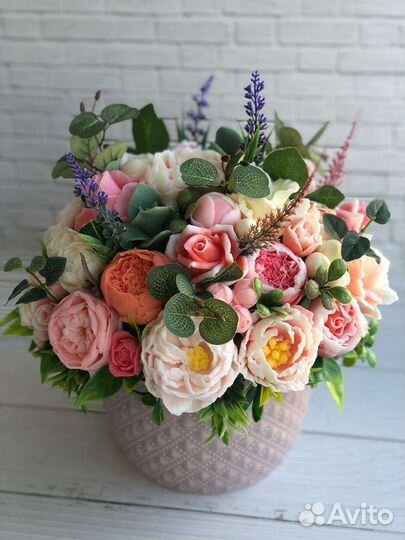 Букет из мыла.Ручная работа