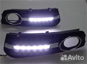 Штатные ходовые LED огни toyota Corolla