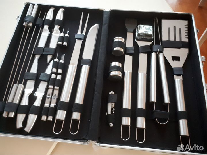 Набор повара для барбекю в кейсе sharper image