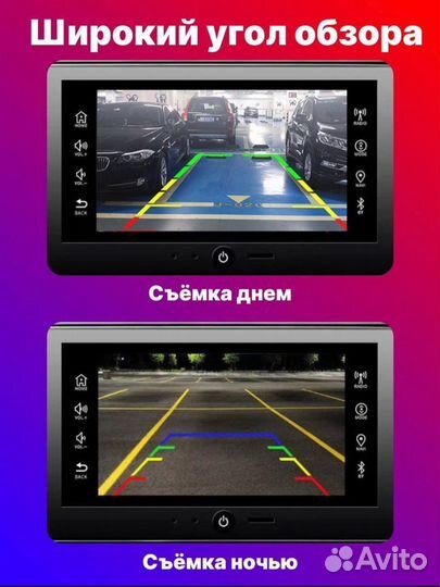 Камера заднего вида в рамке (новая, гарантия)