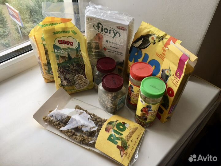 Корм для средних попугаев