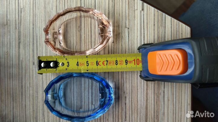 Пепельница цветное стекло СССР