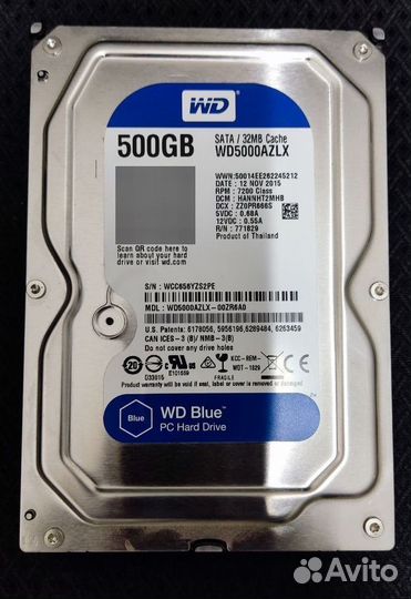 HDD WD Blue 500 GB