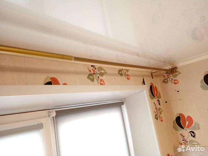 Карниз для штор телескопический однорядный