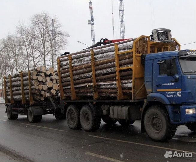 Урал лесовоз. камаз перевозка леса