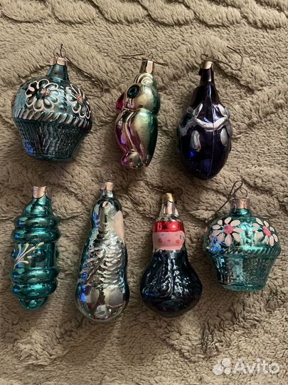 Елочные игрушки СССР наборы