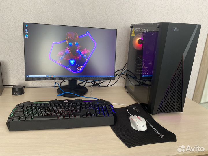 Игровой компьютер ryzen 5/rtx 2060 6 gb/ 16 gb