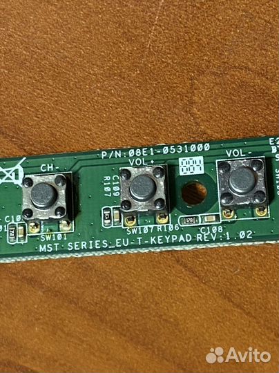 Toshiba 32lv703r ик-порт, блок кнопок управления