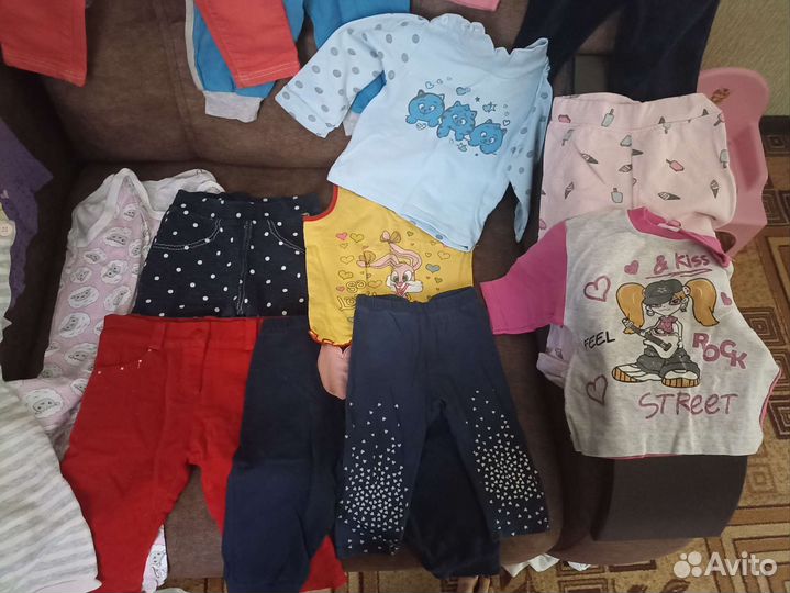 Вещи пакетом на девочку от 1до 1,5 пакетом