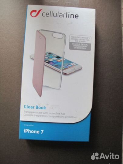 Чехлы для iPhone 7/plus фирмы cellularline