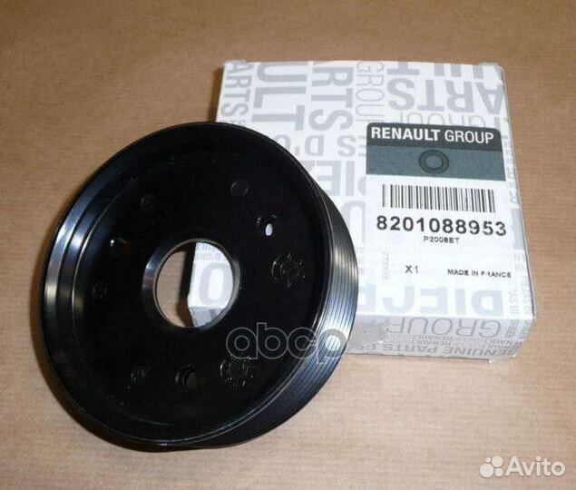 Шкив насоса гидроусилителя renault: master 2.5d