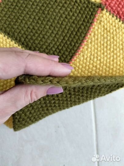 Плед детский вязаный ручная работа