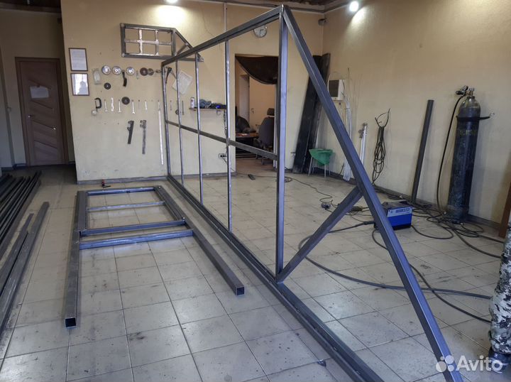 Каркас откатных ворот