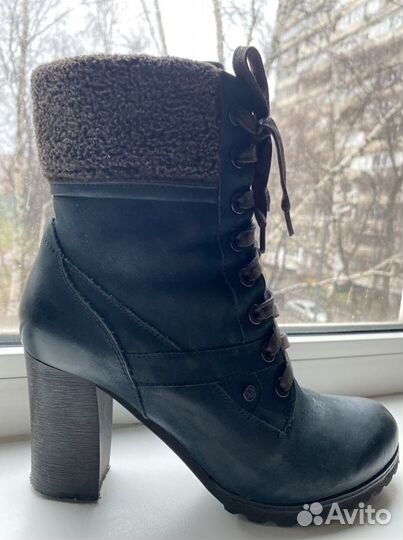 Ботинки женские 38 размера кожаные