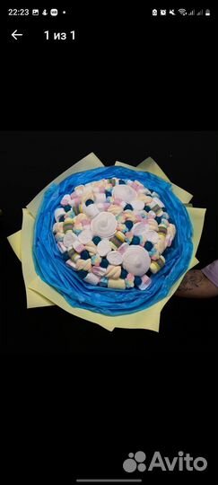 Букеты из зефира. Съедобный букет