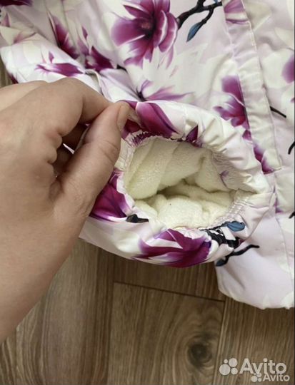 Зимний комбинезон для девочки 80