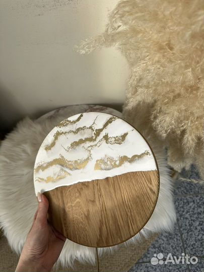 Доска для сервировки деревянная из дуба