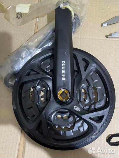 Система шатунов shimano квадрат FC-M371 44-32-22