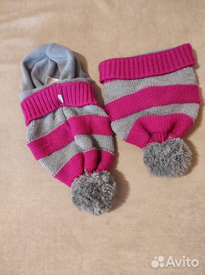 Шапка детская зимняя на флисе