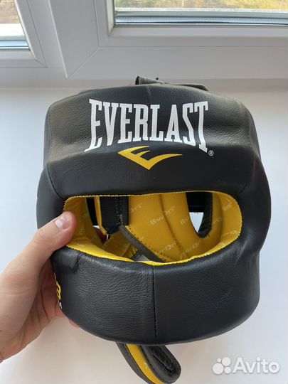 Боксерский шлем с бампером Everlast новый