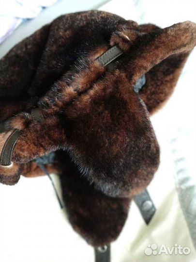Шапка из норки новая р. 60