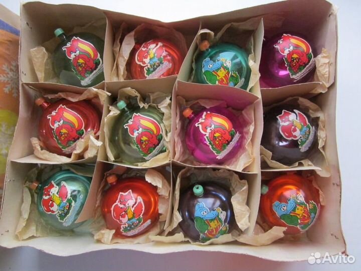 Елочные Игрушки СССР в наборах