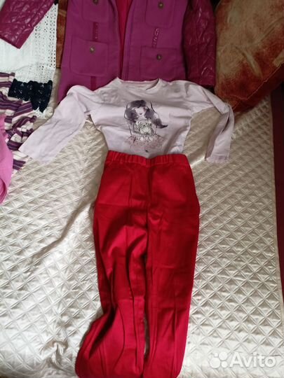 Огромный пакет вещей на девочку 146-152