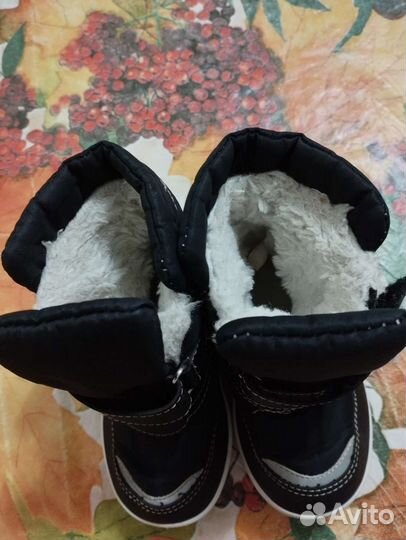 Ботинки осенние для мальчика 21р-р