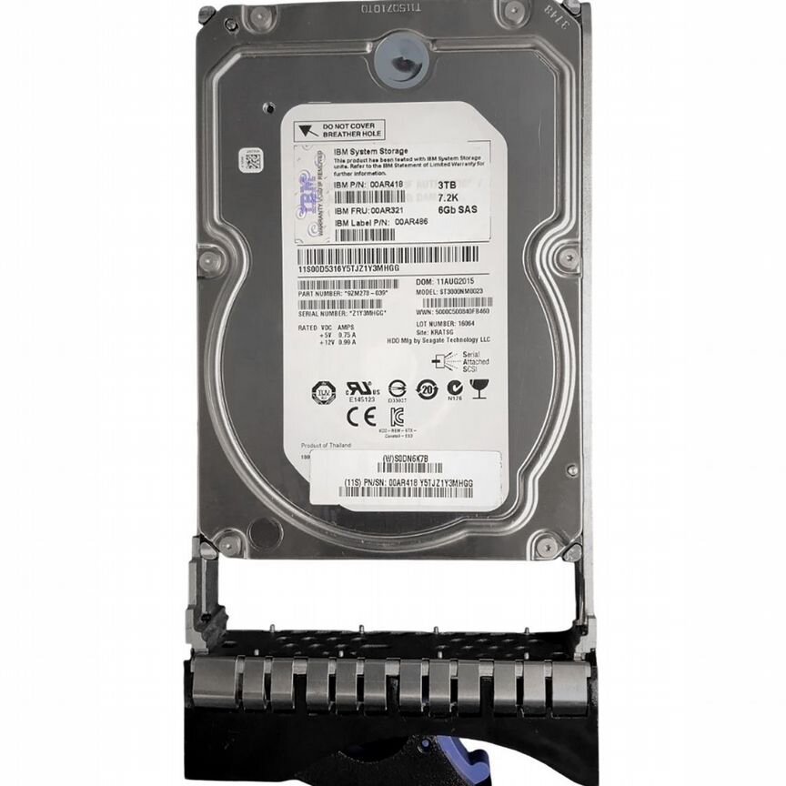 [00ar321] Жесткий Диск Ibm 00ar321 3tb Sas 3,5" Hdd Storwize
