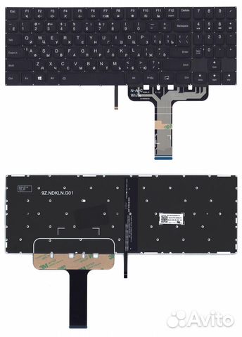 Клавиатура Lenovo Legion Y730 черная с подсветкой