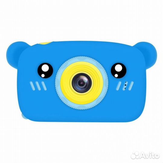 Детский фотоаппарат в чехле мишка
