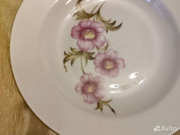 Тарелка фарфор гдр Kahla Германия