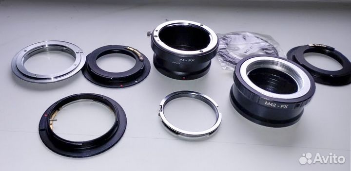 Переходники на canon EF, Nikon, Olimpus и fudji fx