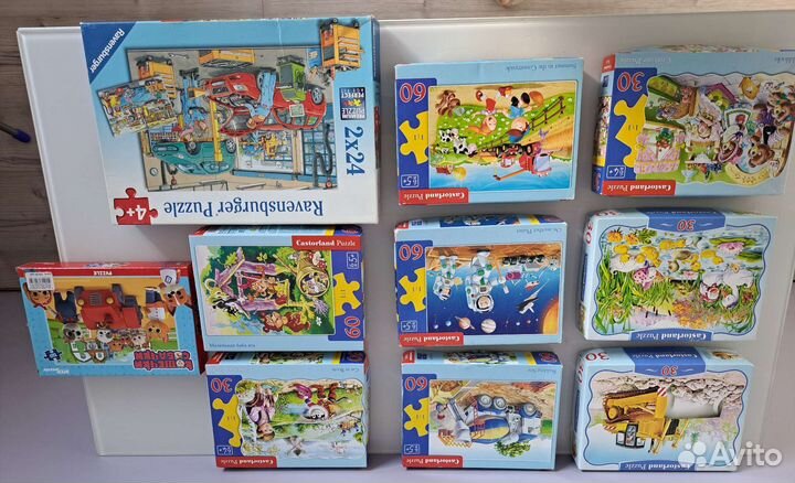 Пазлы Castorland, Ravensburger, Trefi, Peppa Pig