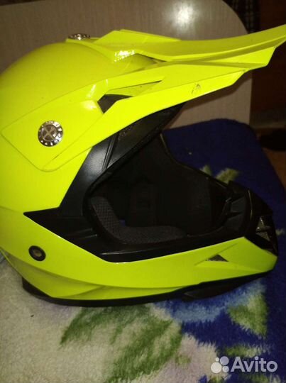 Мото шлем кроссовый бу