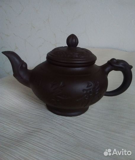 Глиняный заварочный чайник Китай, новый, 0.4л