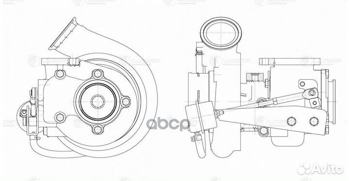 Турбокомпрессор LAT0734 luzar