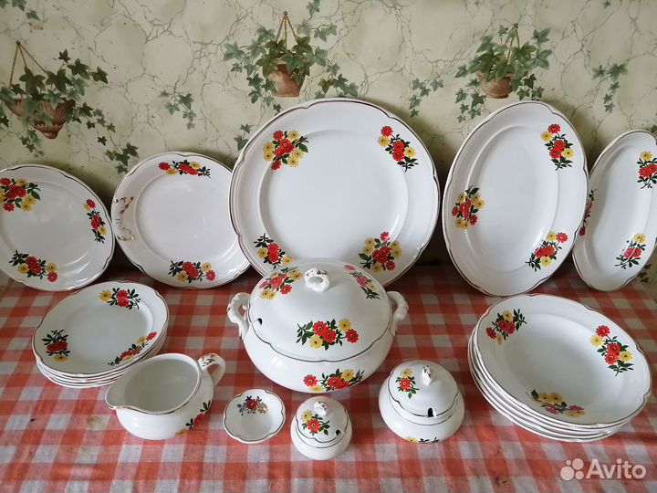 Сервиз столовый суповой