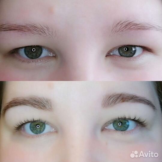 Ламинирование, оформление и окрашивание бровей