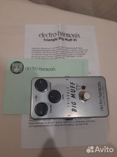 Triangle Big Muff Pi фузз педаль эффектов