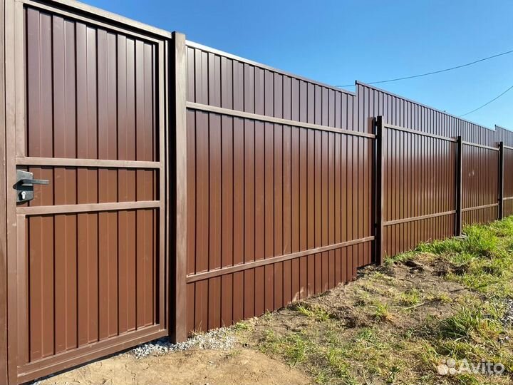 Каркас забора