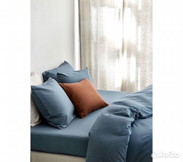 Постельное белье GoodNight Essential 1,5 сп. синий