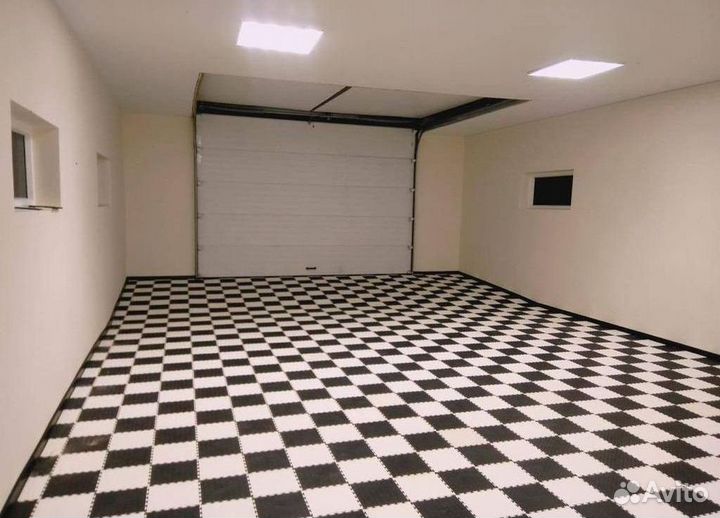 Модульная плитка пвх в фитнес зал