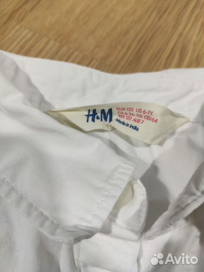 Рубашка на мальчика р.122 (6-7 лет) H&M