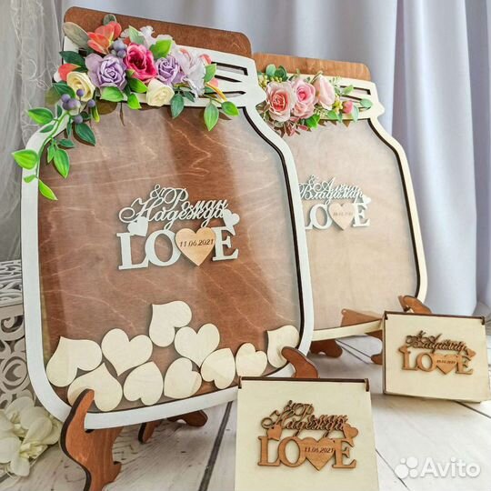 Банка-копилка пожеланий на свадьбу