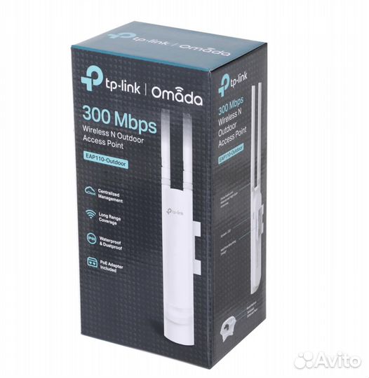 Точка доступа TP-link EAP110-Outdoor +рое +кабель