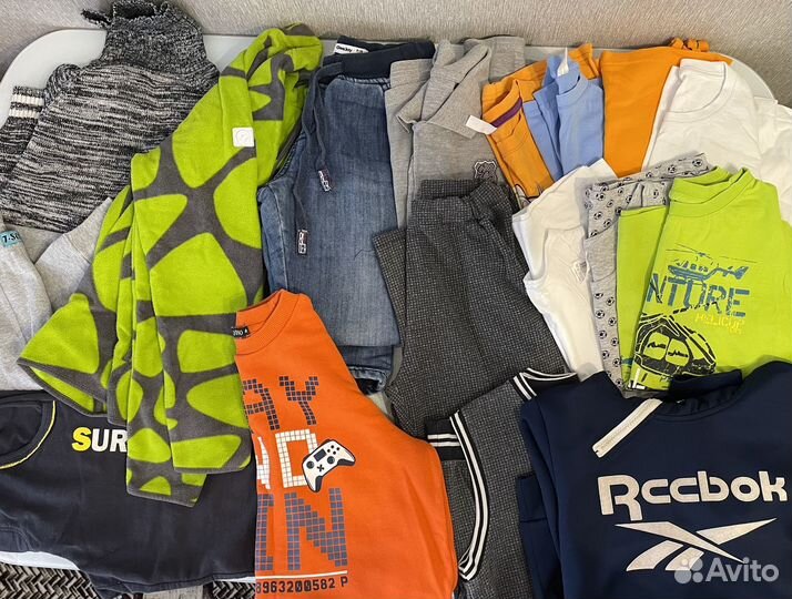 Вещи пакетом на мальчика 128-140