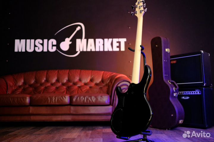 Бас гитара 5 струн Cort (Комплект)