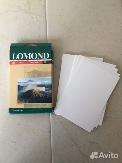 Фотобумага глянцевая Lomond для струйной печати